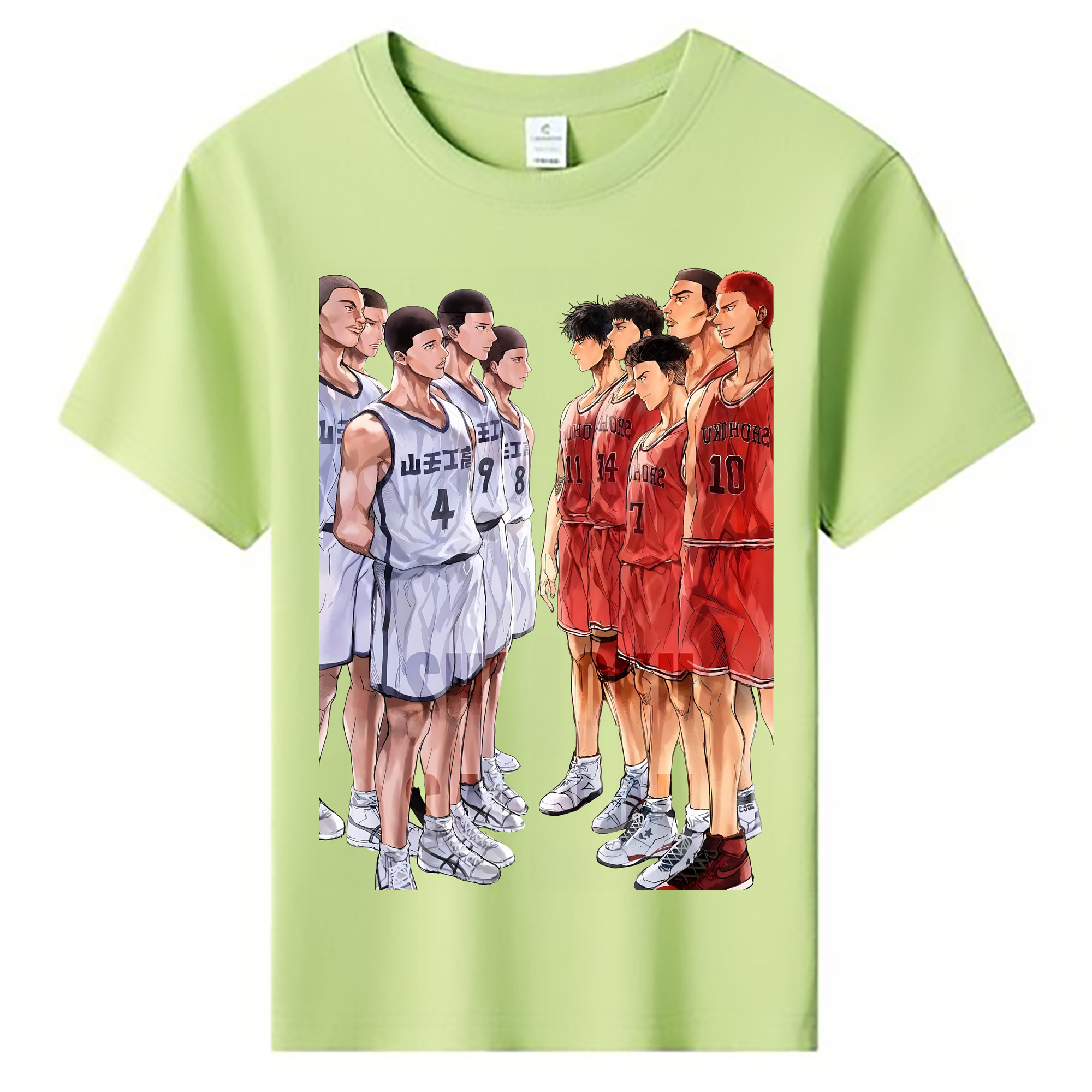 （画像用） SLAM DUNK／スラムダンク 綿100％キッズTシャツ（フロントプリント）